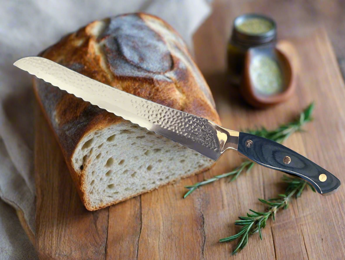 10 Inch 67 Layer Damascus Steel Serrated Bread Knife