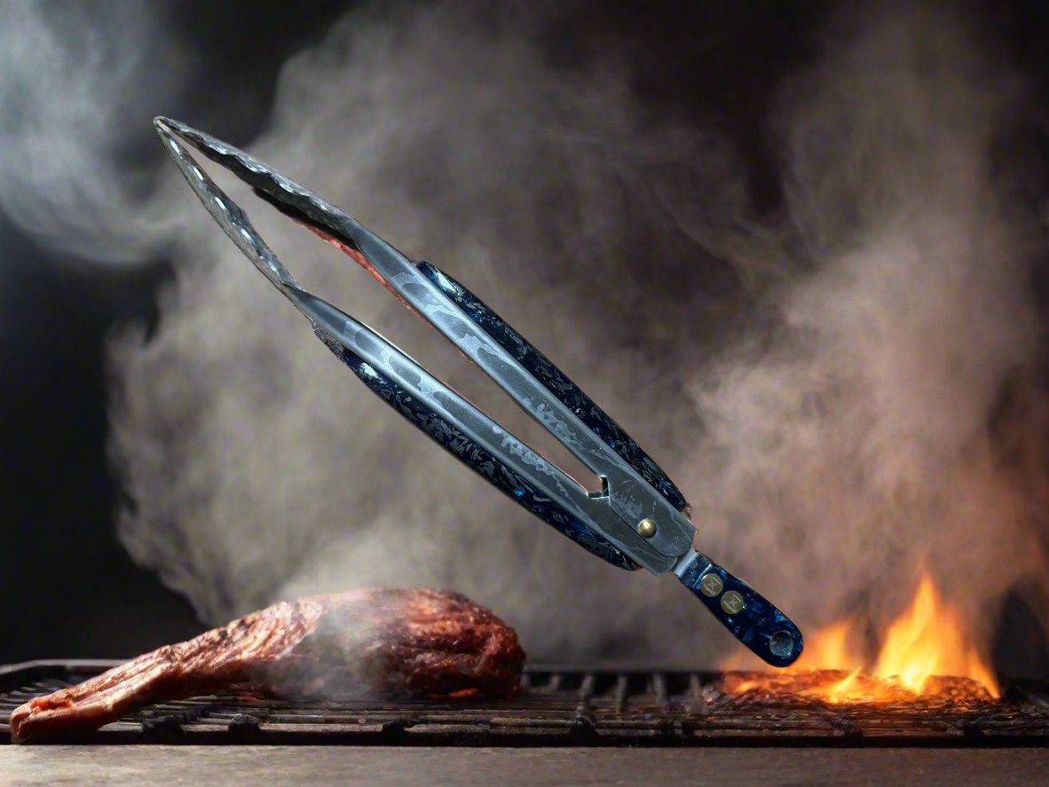 9 Inch Tongs Carbon Fibre handles