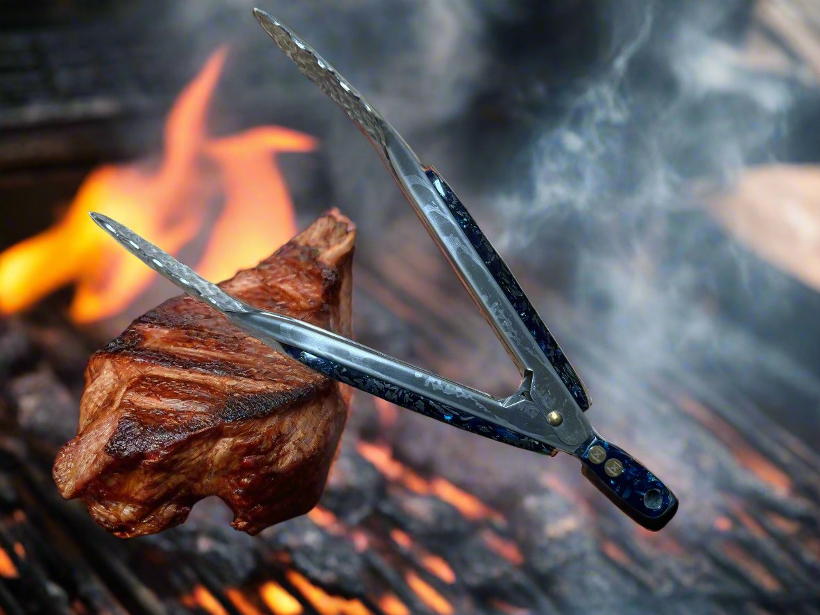 9 Inch Tongs Carbon Fibre handles