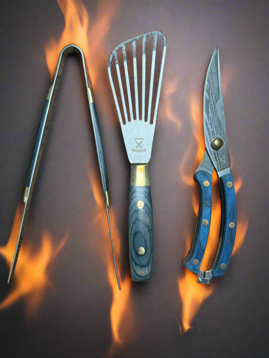 Classic 8 inch 67 Layer Damascus Steel Chefs Knife with Free Set of Matching Tools Offer