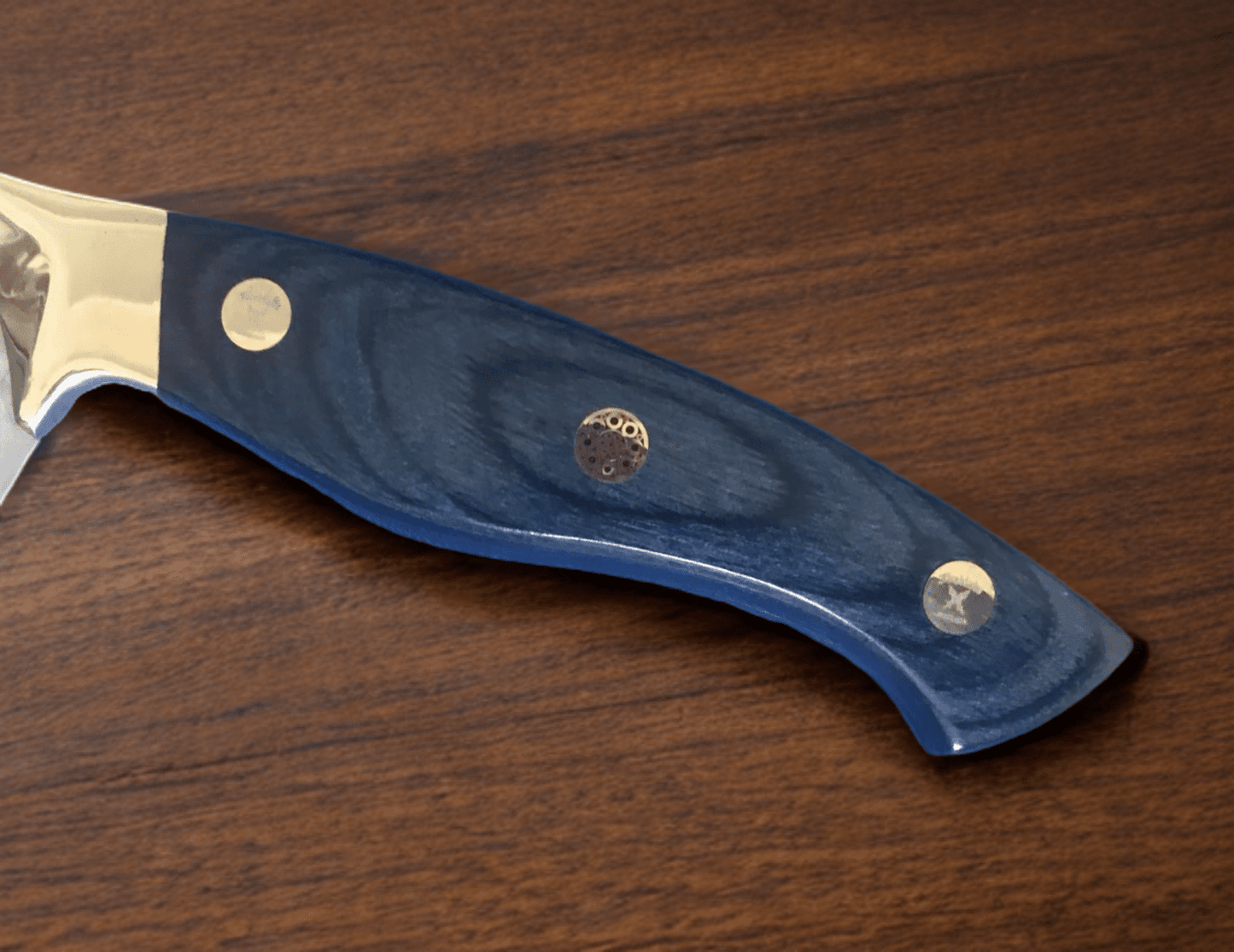 8 inch 67 Layer Damascus Steel Chefs Knife Ice Blue Handle