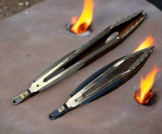 9"" & 12"" Heavy-Duty Tongs Set